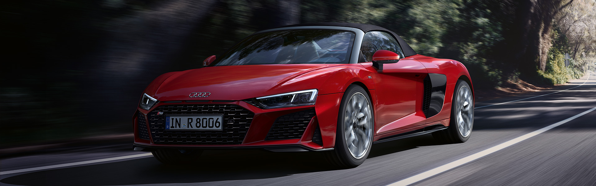 The new Audi R8 Spyder V10 quattro